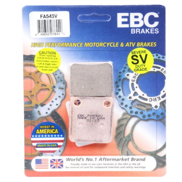 EBC "SV" Plaquettes de frein service sévère métal fritté