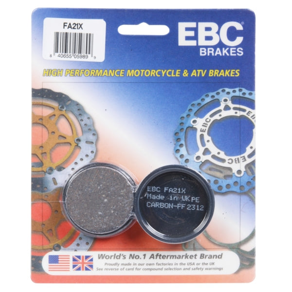 EBC  "X" Carbon Graphite Brake Pad Organic - Rear left