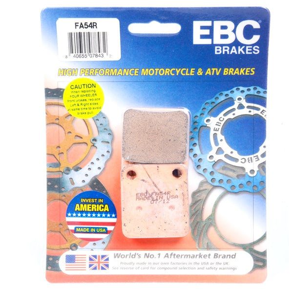 EBC  “R“ Long Life Sintered Brake Pad Sintered metal - Front Right, Front left, Rear left