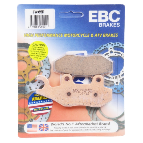 EBC  “R“ Long Life Sintered Brake Pad Sintered metal - Front Right, Front left, Rear Right, Rear left