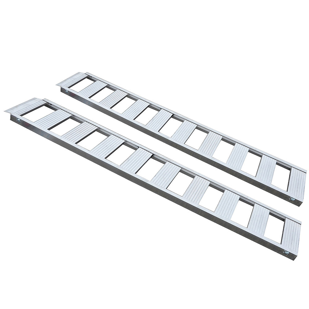 (2) 13" X 77" 1250 Lb Straight Aluminum Ramps