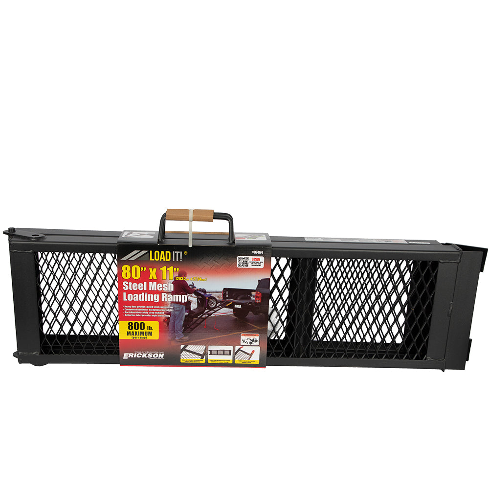 (1) Steel Centre Folding Mesh Loading Ramp 800 Lb (Per Ramp)