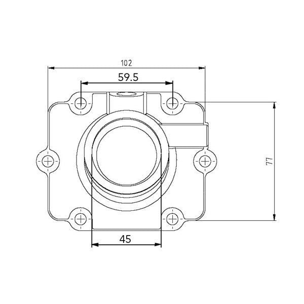 Kimpex Carburetor Adapter Mounting Flange POLARIS
