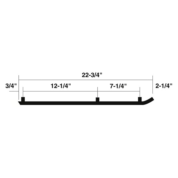 Kimpex Standard Wear Bar KAWASAKI/SNO-JET, YAMAHA