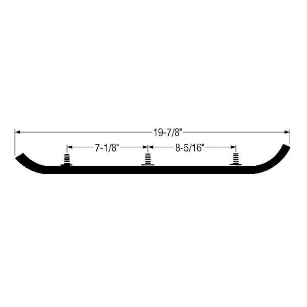 Kimpex Standard Wear Bar KAWASAKI/SNO-JET, YAMAHA