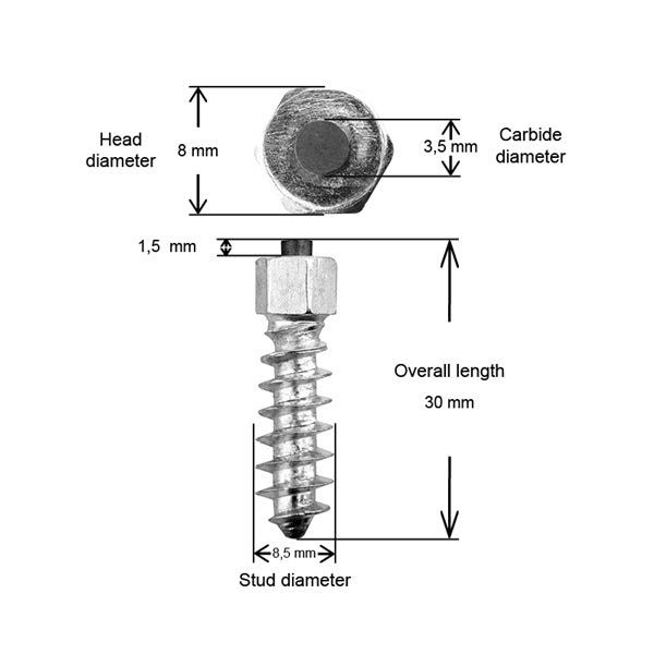IGrip Tire Studs ST30