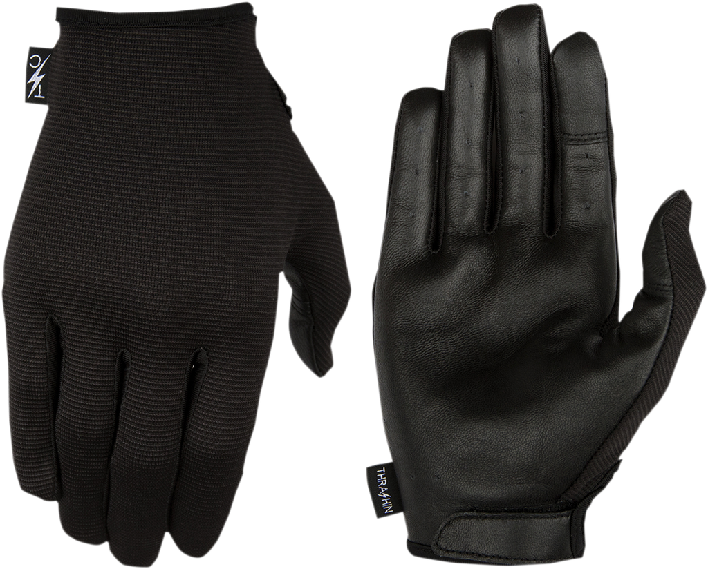 Stealth Leather Palm Gloves