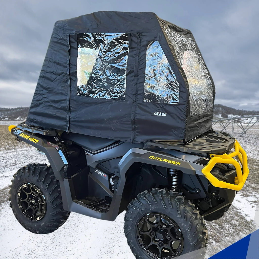 Atv Cabin Cover - Black