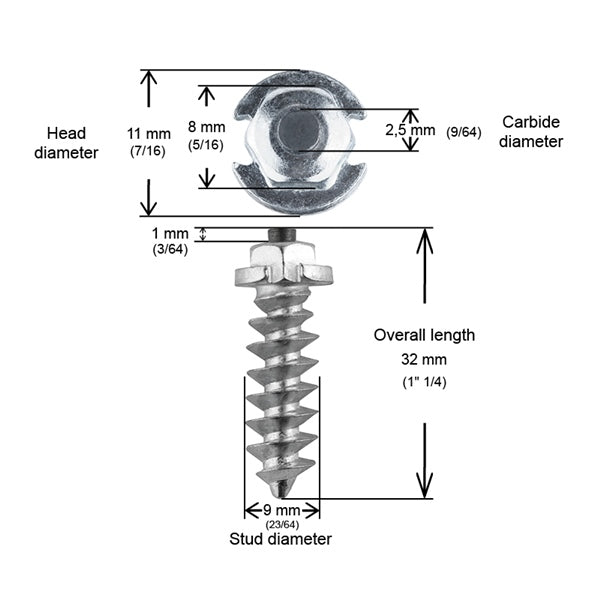 IGrip Tire Studs SS30