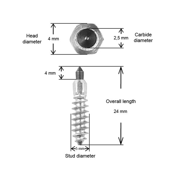 IGrip Snow Studs ST24R 24 mm