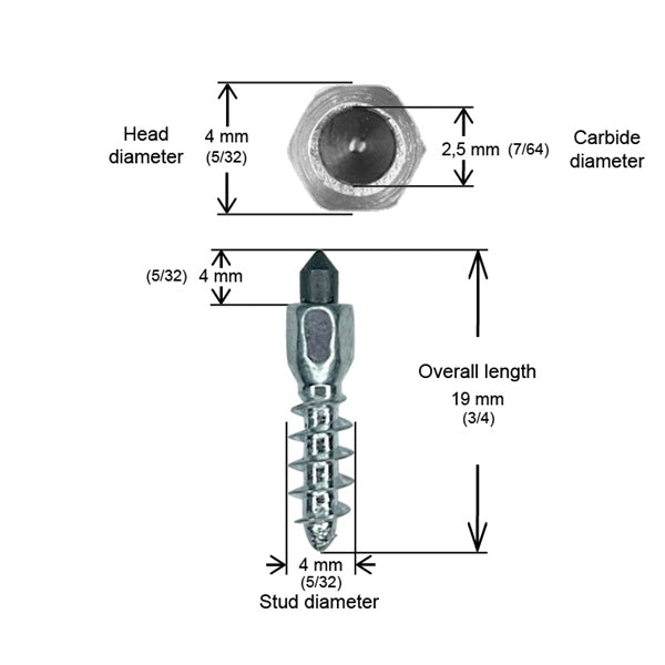 IGrip Tire Studs ST19 19 mm