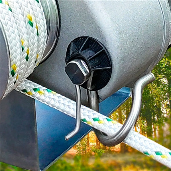 Portable Winch Entry Hookwith Tension Rod