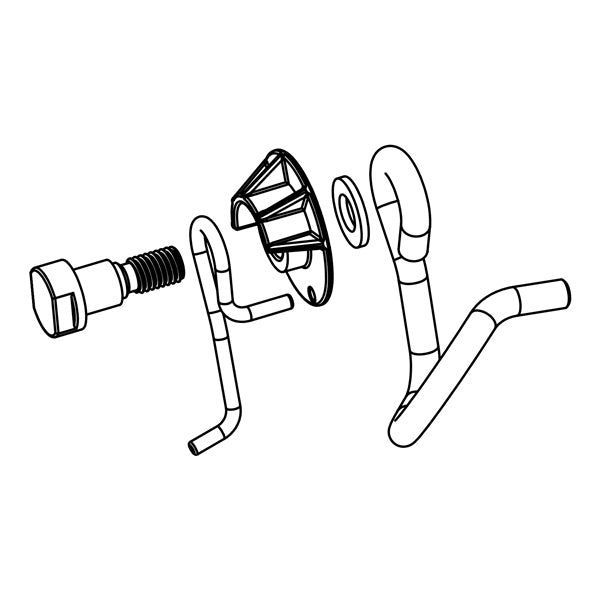 Portable Winch Entry Hookwith Tension Rod
