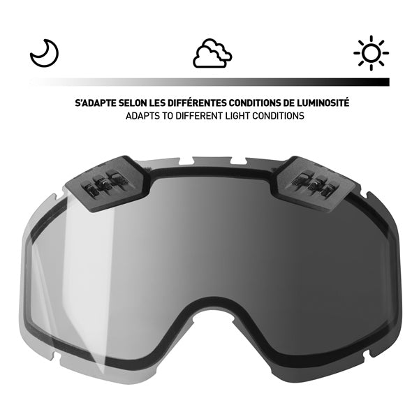 CKX Photochromic 210°  Goggles Lens with adjustable Ventilation, Winter