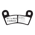 EBC  "SV" Severe Duty Brake Pad Sintered metal - Rear Right, Rear left