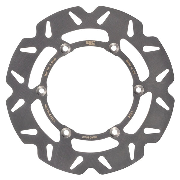 EBC  "MD" Brake Rotor GAS GAS, HUSABERG, HUSQVARNA, KTM, TRIUMPH - Rear Right, Rear left