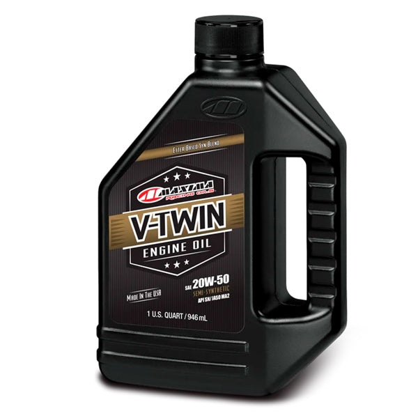 Maxima V-Twin Semi-synthetic Engine Oil 20W50