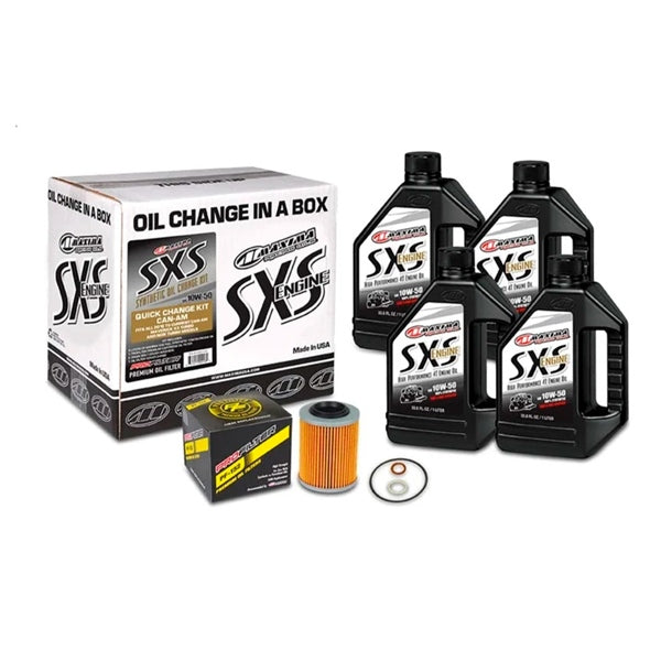 Maxima SXS Quick Oil Change Kit - Can-Am 10W50