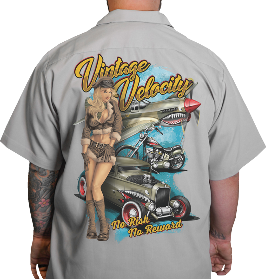 Flying Tiger Pinup Shop Shirt