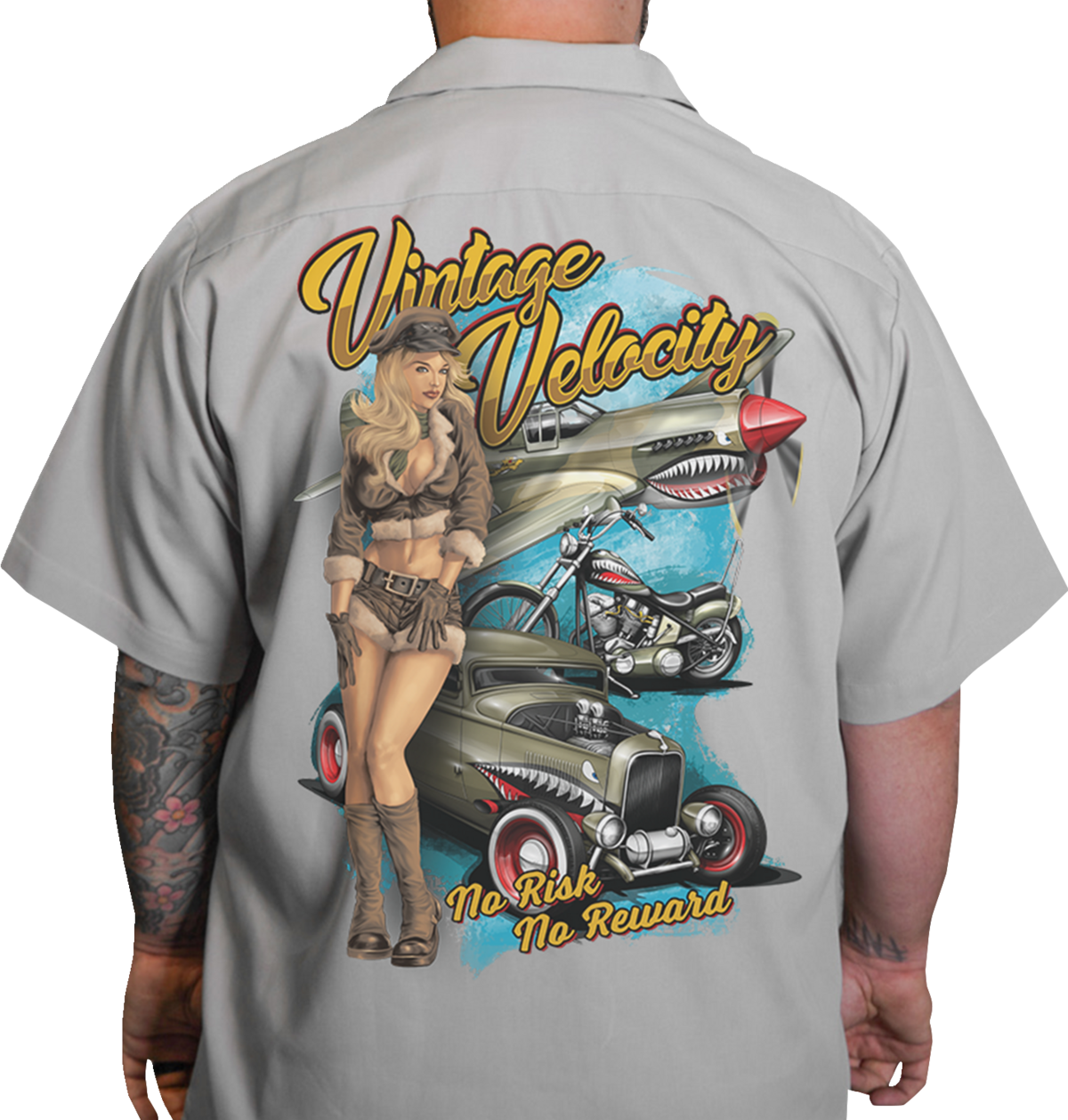 Flying Tiger Pinup Shop Shirt