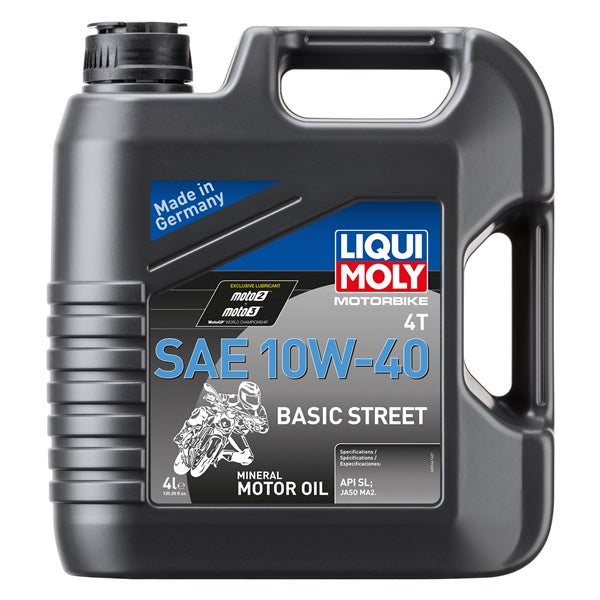 Liqui Moly Oil 4T Mineral Basic Street 10W40