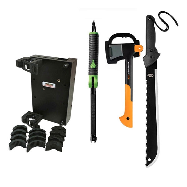 Hornet Outdoors Tool Kit with Hatchet, Saw and Machete