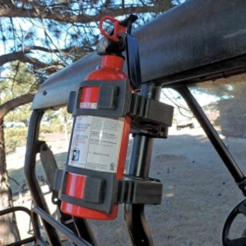 Hornet Outdoors Profile Tube Roll Bar Mount Fire Extinguisher Bracket