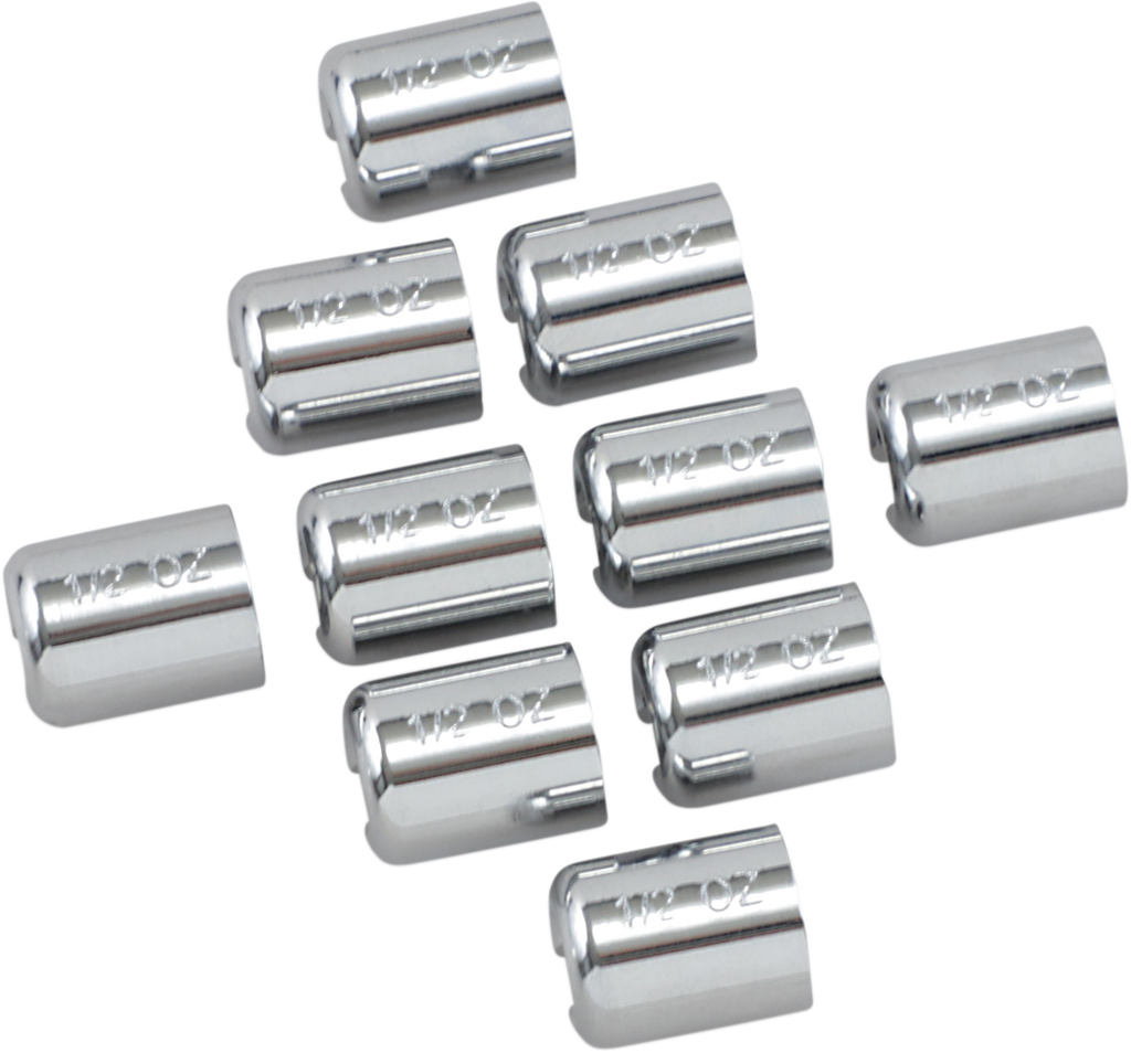Chrome/Zinc Spoke Wheel Weights