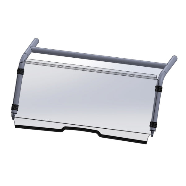Direction 2 Full Windshield - Scratch resistant YAMAHA