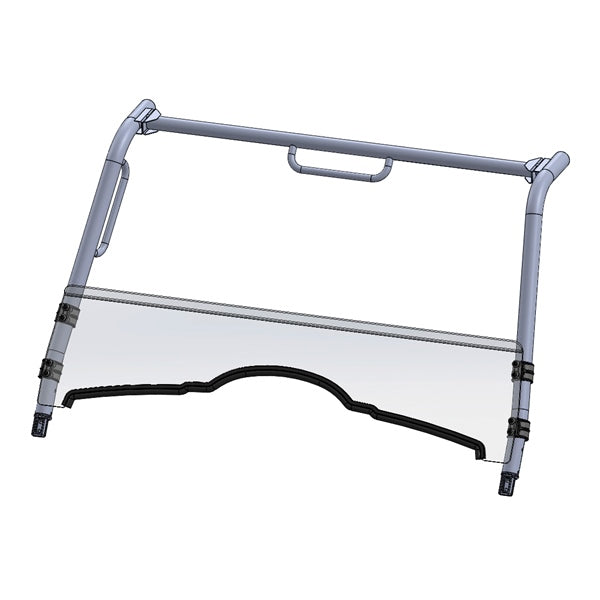 Direction 2 Short Windshield - Scratch Resistant KYMCO