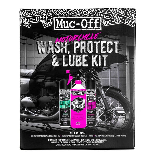 MucOff Motorcycle Clean Protect and Lube Kit