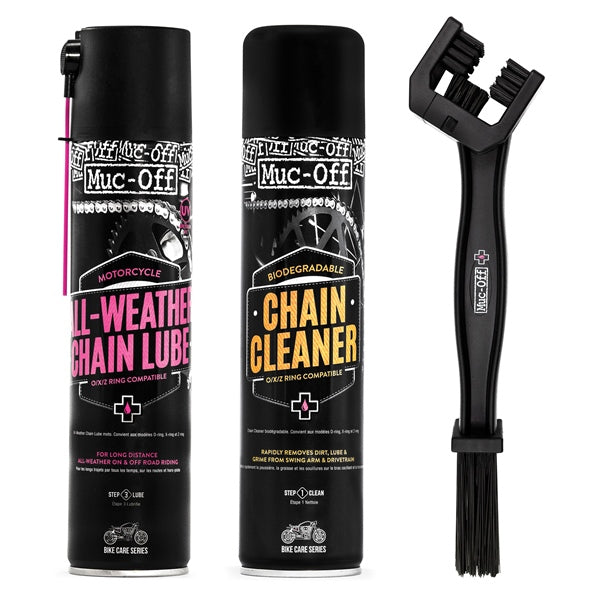 MucOff Motorcycle Chain Care Kit