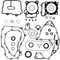 VertexWinderosa Complete Gasket Set with Oil Seals - 811 HONDA - 189879