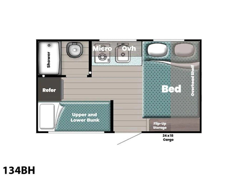 Gulf Stream 2025 Ameri-Lite Super Lite 134BH