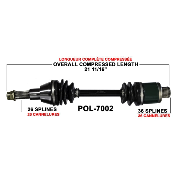 TrakMotive Complete Axle POLARIS