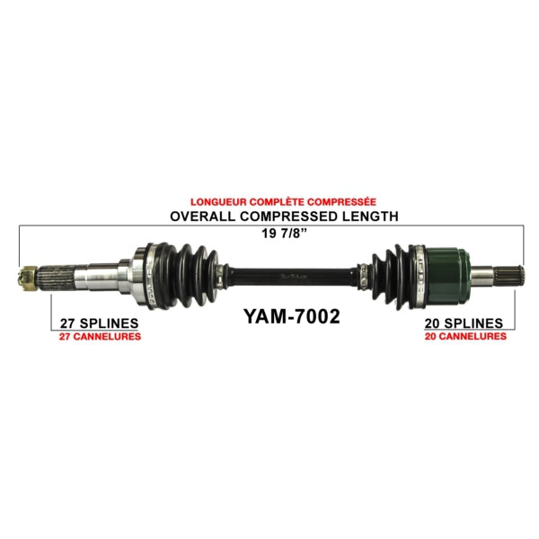 TrakMotive Complete Axle YAMAHA