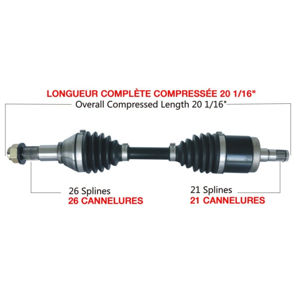 TrakMotiveHD Complete HD Axle CAN-AM (BRP)