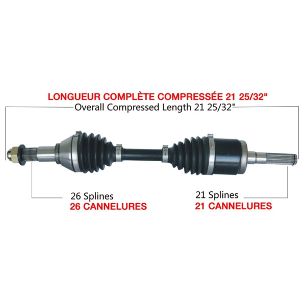 TrakMotiveHD Complete HD Axle CAN-AM (BRP)