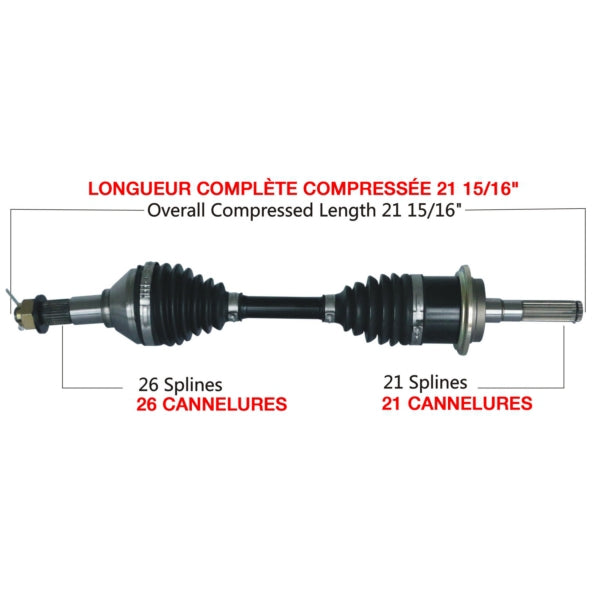 TrakMotiveHD Complete HD Axle CAN-AM (BRP)
