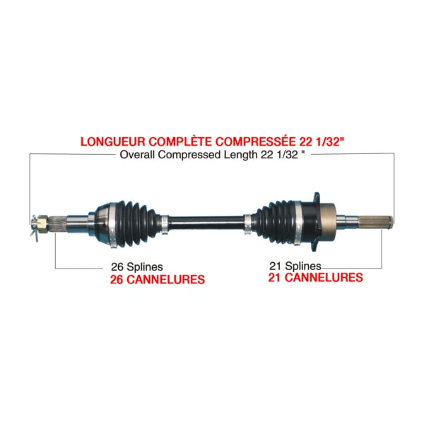 TrakMotiveHD Complete HD Axle CAN-AM (BRP)