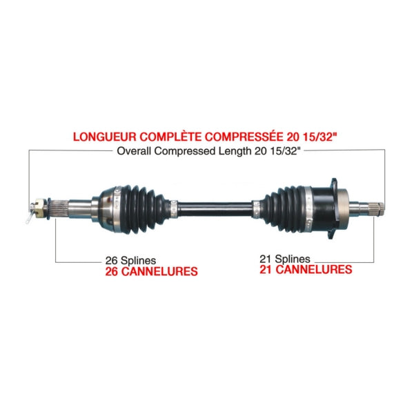 TrakMotiveHD Complete HD Axle CAN-AM (BRP)