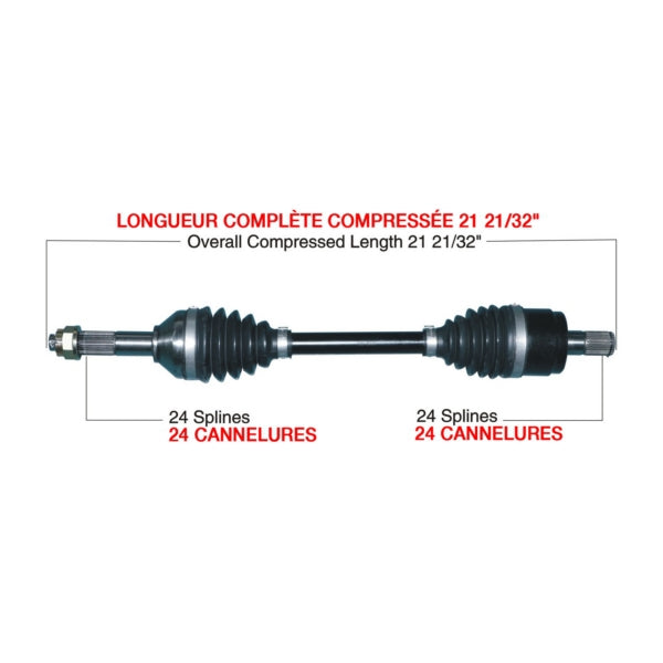 TrakMotiveHD Complete HD Axle KAWASAKI