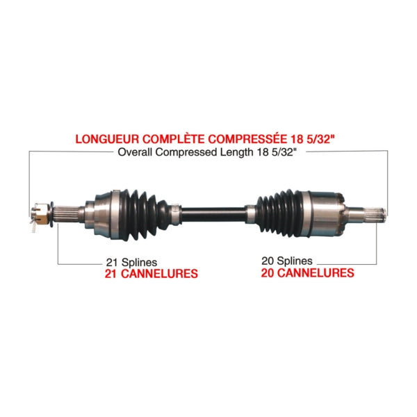 TrakMotiveHD Complete HD Axle KAWASAKI