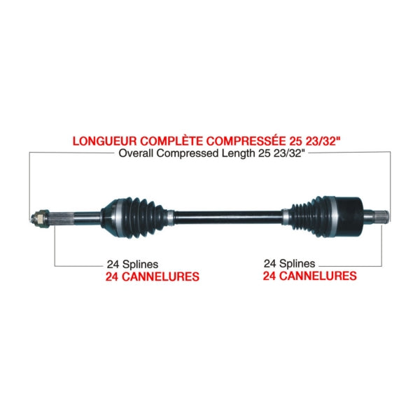 TrakMotiveHD Complete HD Axle KAWASAKI