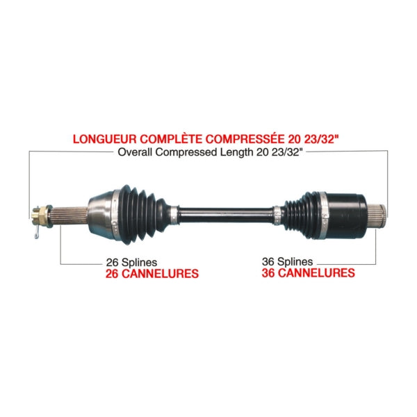 TrakMotiveHD Complete HD Axle POLARIS
