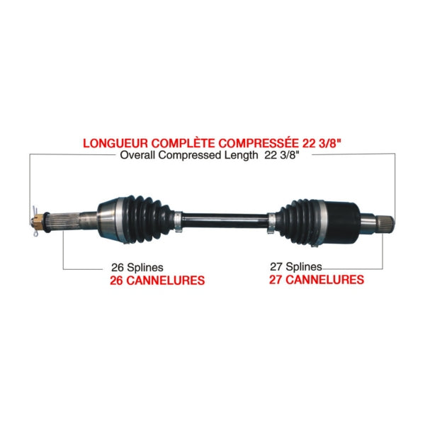 TrakMotiveHD Complete HD Axle POLARIS