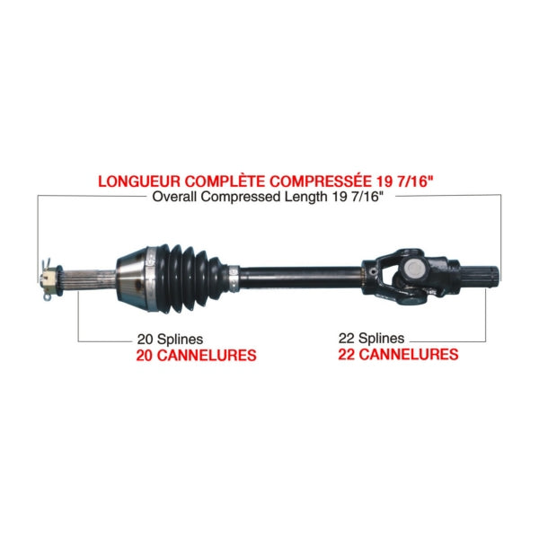 TrakMotiveHD Complete HD Axle POLARIS
