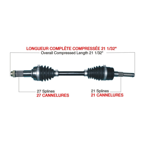 TrakMotiveHD Complete HD Axle YAMAHA
