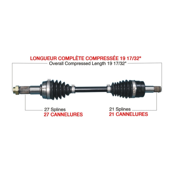 TrakMotiveHD Complete HD Axle YAMAHA