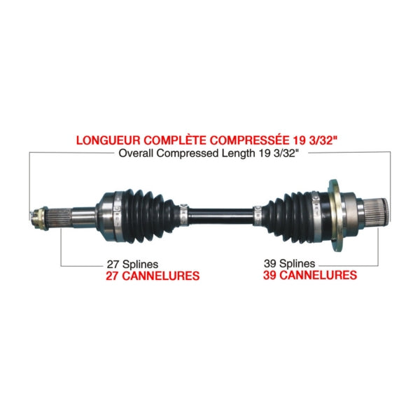 TrakMotiveHD Complete HD Axle YAMAHA